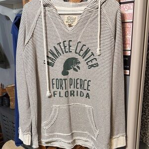 Blue 84 Black and White Striped Knit